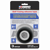 ABRO *Лента силиконовая самовулканизирующаяся черная 3м Abro Masters SST-003-BLK-R